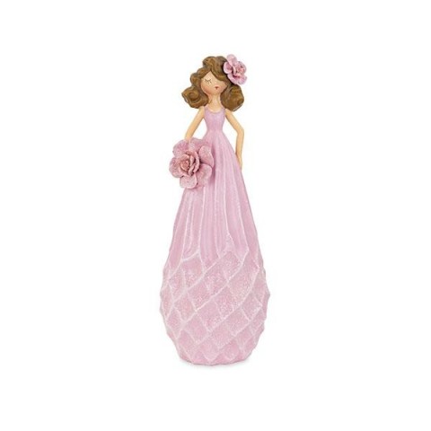 DAMA VESTITO ROSA